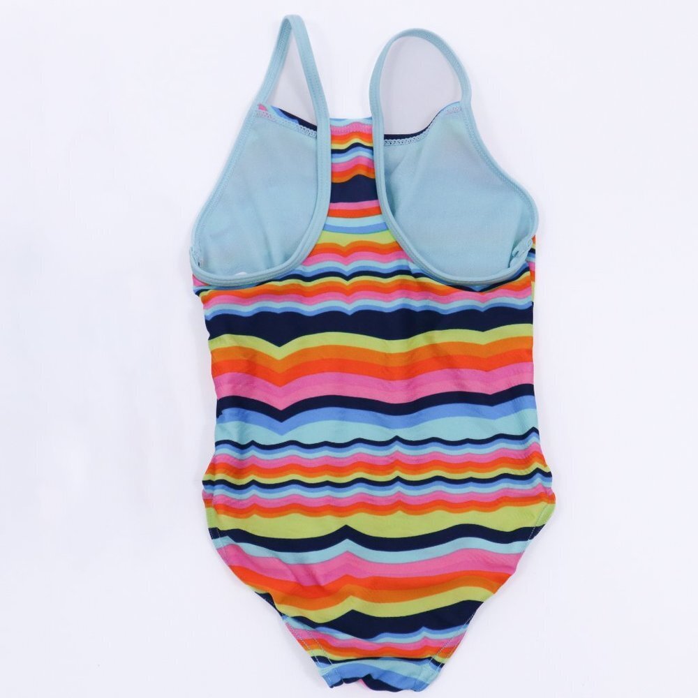Speedo Swim Bathing Suits Girls XS Set of 2 Rainbow Tie Dye - Picture 6 of 11